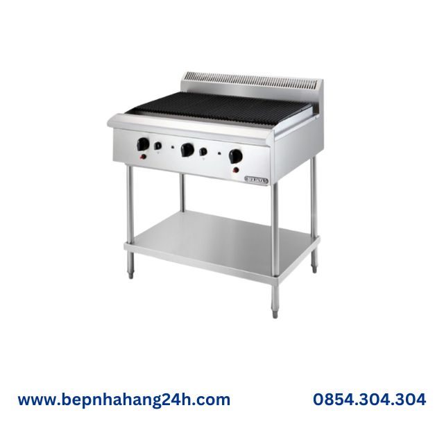 BẾP NƯỚNG THAN NHÂN TẠO 3 HỌNG CHÂN CAO&nbsp;